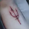 Adesivos de tatuagem de Halloween rachadura de sangue adesivos de cicatriz falsa hematoma de simulação arranhão maquiagem para festa de Halloween bar