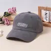 Gorra 2025 Nuevo Estilo Coreano Versátil Gorra de Béisbol Bordado de Letras Primavera y Verano Nueva Gorra con Visera Marca de Moda para Mujer Sombrero para el Sol