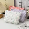 Bolsa de Cosméticos de Viaje Portátil con Lazo Simple Grande Capacidad Ins de Aspecto Elegante Neceser Bolsa de Cosméticos para Dama