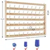 Suporte de Madeira Dobrável para Bobinas de Linha de Costura, Linha de Cera, Suporte para Bobinas de Linha, Suporte para Linhas, Suporte para Perucas, Suporte de Madeira para Bolas de Linha