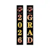 Bandera Banners de Temporada de Graduación 2026 Transfronteriza Parejas de Banner Decoración de Bandera de Fondo para Fiesta de Graduación Cortina de Puerta Bandera Colgante Personalización