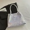 2026 Nueva Bolso de Hombro Único con Lentejuelas Transfronterizo para Mujer para el Viaje Diario, Sencillo y Moderno, Brillante y Artístico Bolso de Axila para Mujer