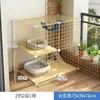 Jaula para gatos Villa casa para gatos con inodoro precio especial doble interior gran espacio productos para mascotas gatito casa para gatos