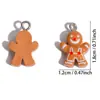 Accesorios para Joyería DIY Cruzados Venta al por Mayor Serie Navideña Colgantes de Resina Collares Hechos a Mano Llaveros Colgantes Materiales