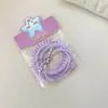 Set de Cintas para el Cabello Color Café con Leche Coreano, Bandas para el Cabello Simples y Elegantes, Anillos para el Cabello de Alta Elasticidad, Accesorios para el Cabello de Alta Gama