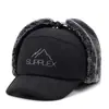 Sombrero de Invierno para Hombres de Mediana Edad y Mayores Sombrero Lei Feng para Hombre Forrado de Felpa Máscara Cálida Protección para Orejas Sombrero de Algodón para Montar Protección contra el Frío para Papá Abuelo