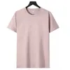 Verão 180g Algodão Puro Manga Curta Masculina Gola Redonda Slim Fit Meia Manga Unissex Camisa Promocional Base Camisa Top Masculino