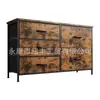 Gabinete de almacenamiento tipo cajón transfronterizo con enchufes, mesa lateral móvil, mesita de noche para dormitorio, gabinete de almacenamiento de mesa para sofá de sala de estar