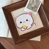 Pegatinas Lindas con Forma de Gato para Flequillo, Divertidas Pegatinas Mágicas Laterales Caricaturescas Originales, Herramienta para Ordenar el Cabello de la Frente de las Niñas