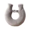 Bolsa de agua caliente en forma de U tipo para rellenar protector de cuello de bolsa de agua caliente compresa caliente para el cuello engrosado a prueba de explosiones tipo para colgar en el cuello envoltura para el cuello para rellenar