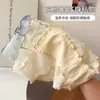 Bragas Sexy de Encaje con Volantes Estilo Japonés de Alta Calidad, Algodón Grado A para Mujer, Cómodas y Suaves, Calzones con Entrepierna Antibacteriana 7A