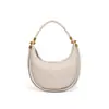 Nueva Moda Transfronteriza Bolso de Media Luna Tejido Hecho a Mano Puro Bolso de Mano Casual para Mujer Bolso de Hombro/Axila de Nicho Tipo Dumpling