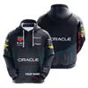 Moletom com Capuz e Zíper F1 Racing Team Comércio Exterior, Roupa de Trabalho Quente para Clube, Fornecimento Direto do Fabricante