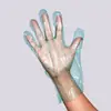 Venda Direta da Fábrica Luvas Descartáveis de HDPE para Assar Takeaway Frango Frito e Lagostim Luvas Transparentes Descartáveis Grau Alimentício