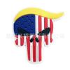 Ventas Directas de Fábrica Día de la Independencia Estadounidense Crocs Accesorios DIY Goma Blanda de PVC Zapatos Croc Hebilla de Zapato de Flor Accesorios para Zapatos