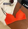 Sujetador de tirante ultrafino con brillo fino para mujer, diseñado para realzar bustos pequeños, cómodo con sensación de segunda piel, sin costuras, sin varillas, con soporte lateral en el busto y hermoso diseño en la espalda