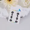 4 Pares de Aretes de Combinación de Una Sola Tarjeta, Nuevo Estilo Acero Inoxidable Caricatura Fantasma Diablo Calavera Aretes, Venta Directa del Fabricante