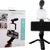 Kit de luz de preenchimento de mesa multifuncional para beleza de pernas com microfone, luz para conferência SLR, best-seller transfronteiriço