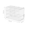 Gafas Transparentes Transfronterizas Exhibidor de Escritorio Almacenamiento Caja de Almacenamiento Caja de Exhibición Acrílica Sello Transparente