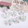 Nueva Cabeza de Flor de Cerezo de Tres Capas DIY Corona Decorativa de Flor Artificial Pared de Flores Diseño de Flores para Bodas Flor Artificial
