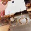 Pendientes Coreanos Simples y Compactos para Mujer, Pendientes de Lazo de Moda y Elegantes, Nuevo Estilo 2022