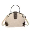 Bolso Retro con Relieve tipo Dumpling, Nuevo Estilo Transfronterizo, Bolso de Mano Casual de Cuero para Madres de mediana Edad, Bolso de Hombro y Cruzado para Mujeres