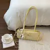 Bolso Pequeño con Lazo Estilo Ballet para Mujer 2026 Nueva Moda Bolso Baguette para Debajo del Brazo Bolso de Hombro Texturizado de Verano para el Trabajo