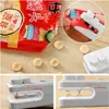 Sellador Portátil Recargable para Bolsas de Comida Caseras de Cocina, Clip Sellador Magnético para Conservar Frescura, Abre Snacks de Plástico, Máquina Todo en Uno