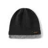 Nuevo Gorro de Lana Otoño e Invierno para Mujer, Engrosado, Protección contra el Frío, Cálido, Tejido de Cachemir, Moda, Protección para las Orejas, Gorro Holgado Versátil, Beige