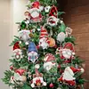 Decoração Popular Transfronteiriça para Árvore de Natal Interna 12 Pirulitos de Menta Vermelho e Branco Grandes e Fofos Toppers para Árvore de Natal