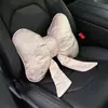 Novo apoio de cabeça e suporte lombar para carro 2026, apresentando um novo design criativo estilo chinês, uma almofada decorativa com laço e fita, e uma almofada para carro