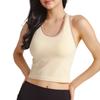 Chaleco Deportivo Lulu Seamless con Hilo para Mujer con Almohadilla en el Pecho para Correr Fitness Alta Elasticidad Transpirable de Secado Rápido Chaleco de Yoga