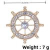 Broche de Estrella Pin de Solapa Ins Trendy Personalizado Pin de Estrella de Pedrería Anti-Luz Accesorios Fijos para Ropa Hebilla para Toalla de Seda