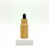 Frascos conta-gotas de Madeira de Bambu, Frascos conta-gotas para Óleos Essenciais, Frascos dispensadores de Vidro, Vários Tamanhos 10ml-100ml Frascos Vazios com Logo