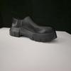 Zapatos Derby de Cuero de Primera Capa para Hombre, Cuero Genuino, Slip-On que Aumentan la Altura, Zapatos de Cuero Antideslizantes, Zapatos Derby para Hombre, Cuero Genuino