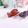 Suministro Transfronterizo Adornos de Ángel de Cristal de Jade de 2 Pulgadas Artesanías de Talla de Piedra Semipreciosa Amatista Adornos de Estilo Europeo
