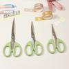 Tijeras Pequeñas Hechas a Mano Color Verde Menta Estilo Xiaohongshu para Estudiantes, Simples y Afiladas, Perfectas para Cortar Flequillos