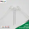 Sombrero de Paja F5 850Nm 0.1W Tubo Emisor Infrarrojo Luz Indicadora LED de Alto Brillo Conexión Directa Enchufe Rojo de Ráfaga Perla de Lámpara LED Plug-In