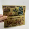 Serie Dragon Ball 7+5 Moneda de Plástico con Foil Dorado Artesanía Fábrica Se Puede Pedir