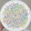 Juego de 10 Piezas de Perlas Acrílicas Rosas, Perlas de Algodón Doradas, Perlas Preciosas Barrocas, Materiales Sueltos Hechos a Mano, Joyería DIY