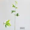 Nuevas Ramas de Plantas Verdes Artificiales Estilo Chino, Ramas de Bambú, Hojas de Bambú Falsas, Decoración de Hotel Zen y B&B, Paisajismo, Arte Floral Bonsái