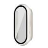 Adecuado para funda protectora Xiaomi Mi Band 8, funda Xiaomi Band8 y carcasa de reloj con película integrada, cubierta protectora de reloj de carcasa dura de PC
