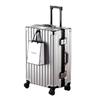 Maleta para Estudiantes Hombres y Mujeres, Gran Capacidad, Compartimento con Contraseña Extra Grande, Rueda Universal, Maleta de Carrito con Marco de Aluminio Antigolpes y Resistente al Desgaste, Maleta de Cabina