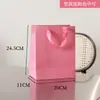 Bolsas de Papel Rosas al por Mayor, Bolsas para Embalaje de Vino en Stock, Cajas para Zapatos, Bolsas de Compras, Bolsas de Regalo, Bolsas Tote de Cartón Blanco con Logo