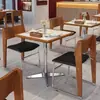 Mesas e cadeiras de restaurante estilo coreano, mesas de jantar feitas de lajes de pedra e azulejos cerâmicos, mesas e cadeiras comerciais para restaurantes, mesas e cadeiras estilo industrial, mesas e cadeiras para cafeteria
