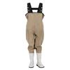 Pantalones de Peto para Niños Ultra-ligeros Impermeables Jardín de Infancia Ropa Impermeable de Cuerpo Completo Pantalones de una Pieza para Playa y Mar