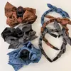 Diadema Retro de Lunares con Lazo y Dientes para Otoño Temprano, Diadema Antideslizante para Lavado de Cara, Pinza de Tiburón Versátil Coreana para el Cabello, Accesorio para el Cabello