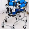 Suporte de Parada para Crianças e Adultos Andador de Aço Inoxidável Andador de Treinamento para Membros Inferiores em Hemiplegia Estrutura de Parada para Exercício de Reabilitação