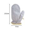 Guantes de Alambre de Acero para Lavar Platos de Mujer Cocina Forrados para Tareas Domésticas Engrosados Impermeables No Dañinos Olla Casera Filamento Plateado Limpiador de Ollas Artefacto