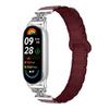 Para Pulsera Xiaomi Huawei 8910 Línea de Lazo Perro Tres Cuentas Silicona Magnética Correa de Reloj Fit3 Pulsera Magnética